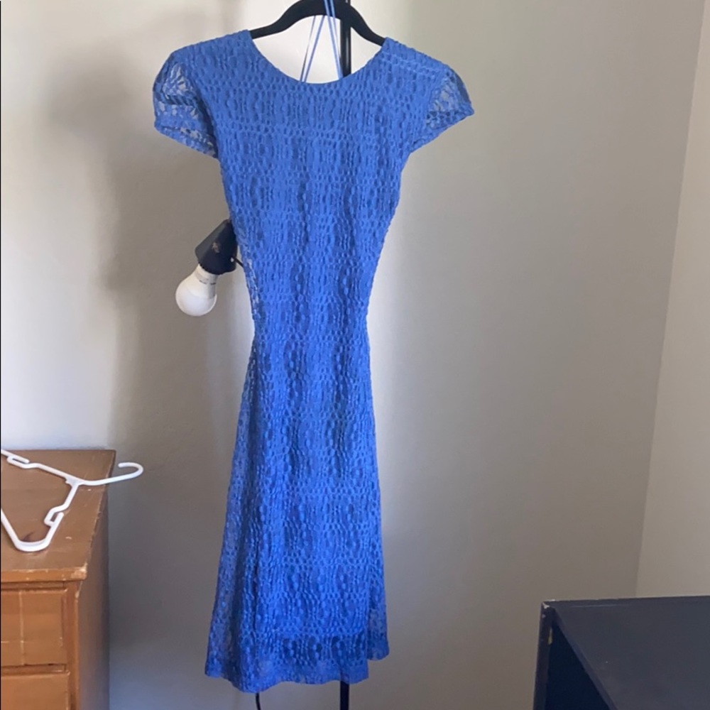 NWOT tags Alfani periwinkle dress size 4